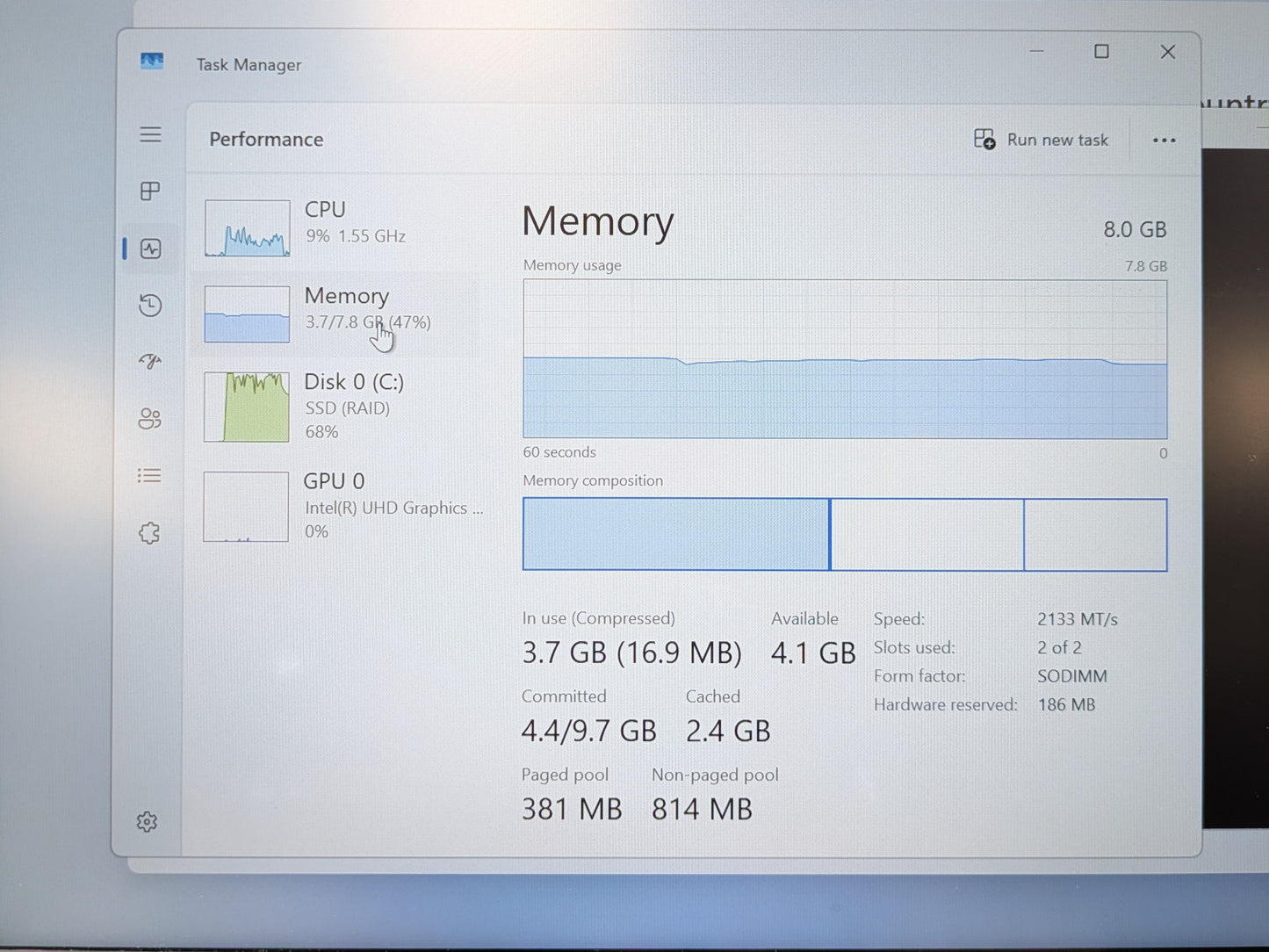 Dell Latitude 5400 14" i5-8365U  1.9GHz 8GB RAM 128GB SSD