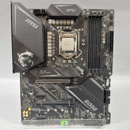 MSi MPG Z490 GAMING EDGE Wi-Fi LGA 1200 ATX W/intel Core i7-10700 SRH6Y 2.90GHz