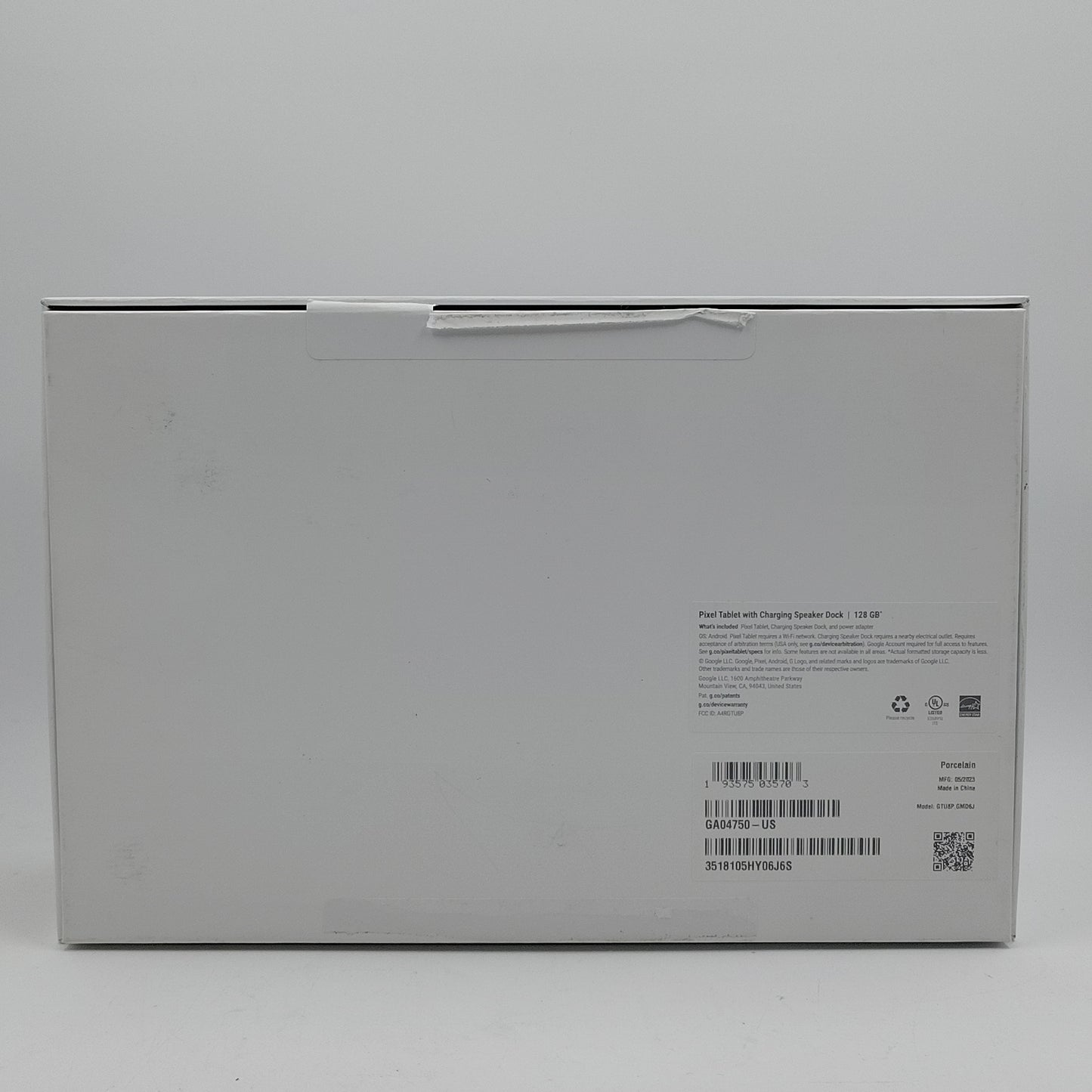 WiFi Only Google Pixel Tablet 128GB White