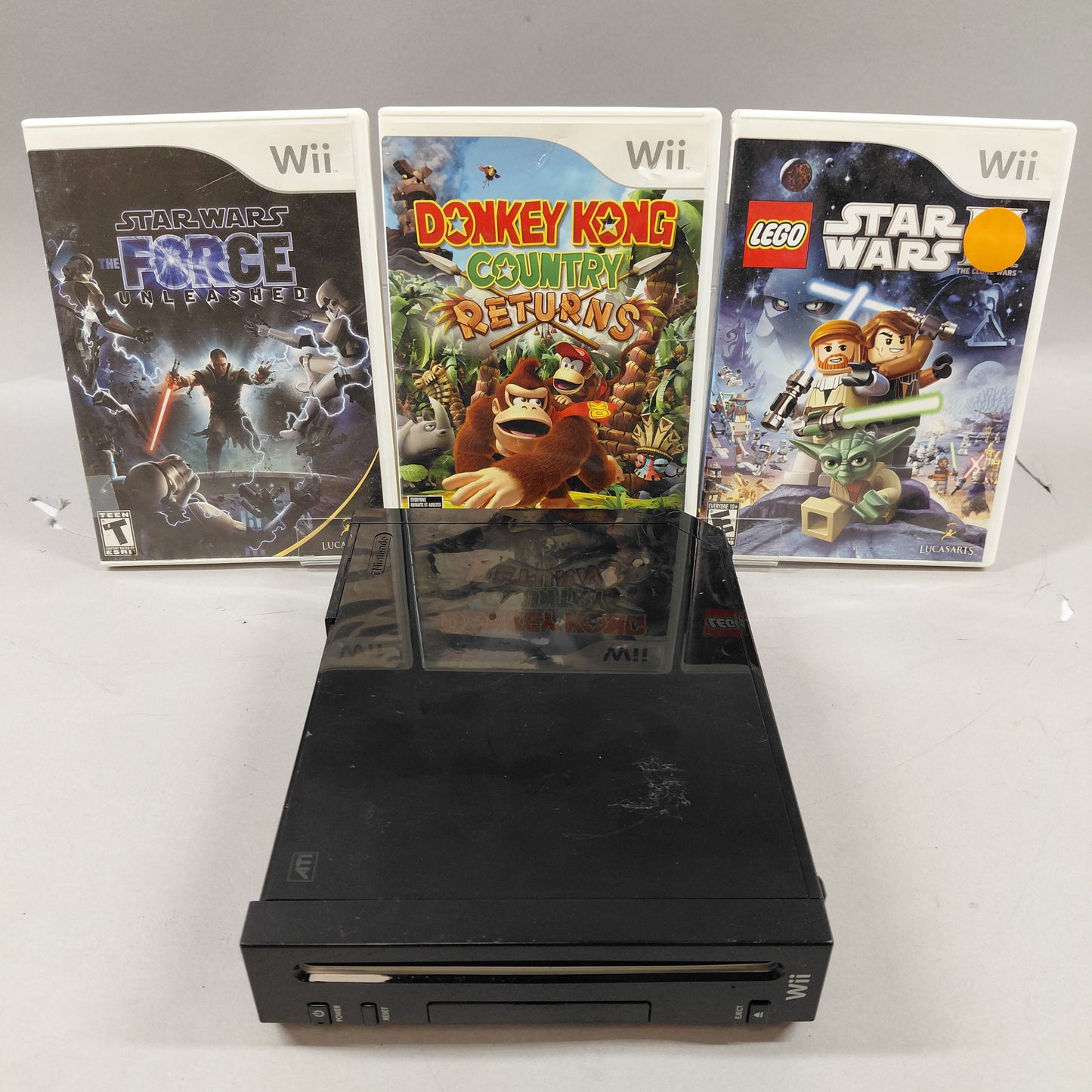 Nintendo Wii Video Game Console RVL-001 Black