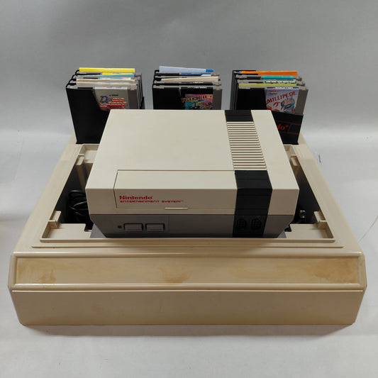 Nintendo Entertainment System NES NES-001 Gray W/13 Games