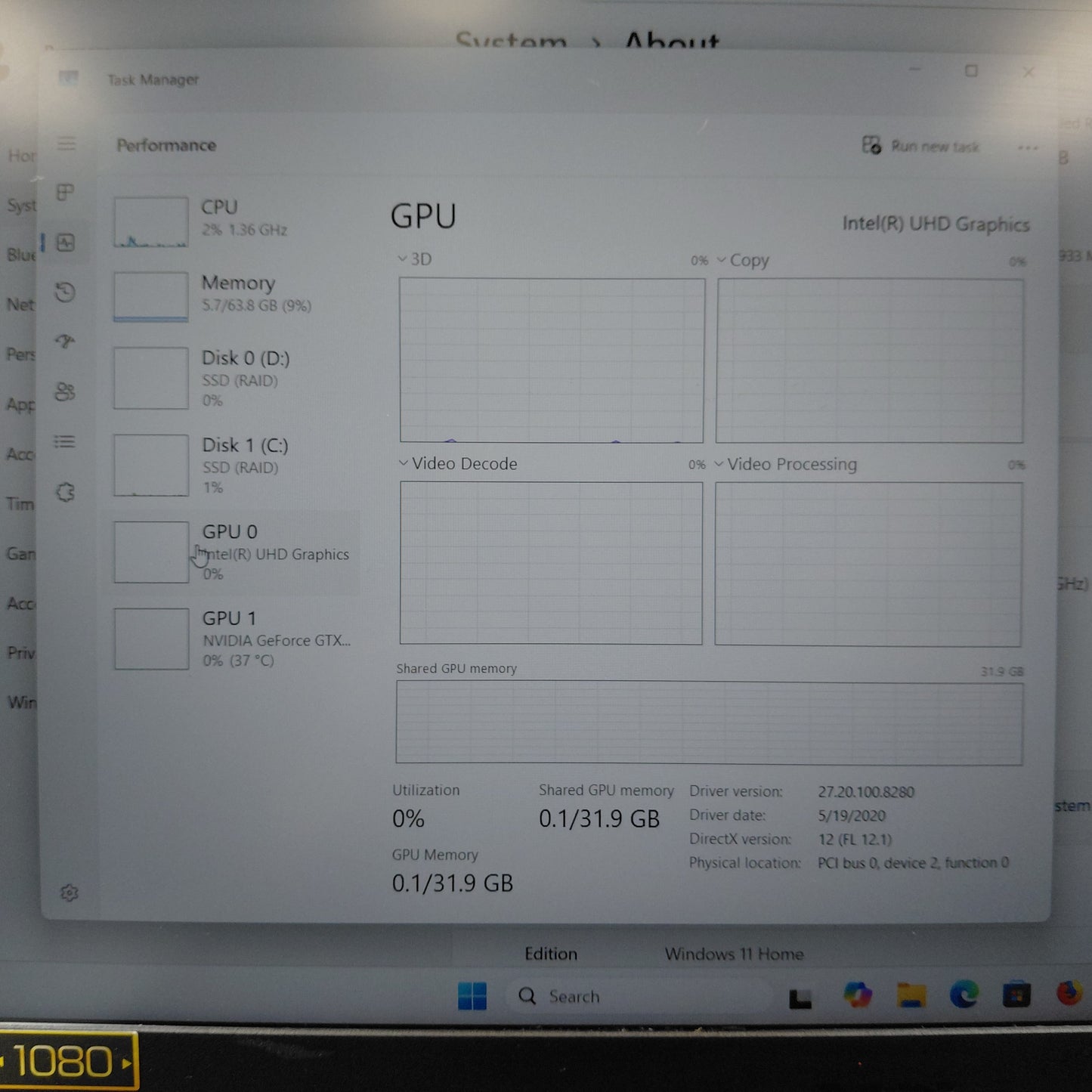Acer Nitro 5 AN515-55-53AG 16" i5-10300H 64GB RAM 1TB SSD GeForce GTX 1650