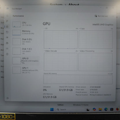 Acer Nitro 5 AN515-55-53AG 16" i5-10300H 64GB RAM 1TB SSD GeForce GTX 1650