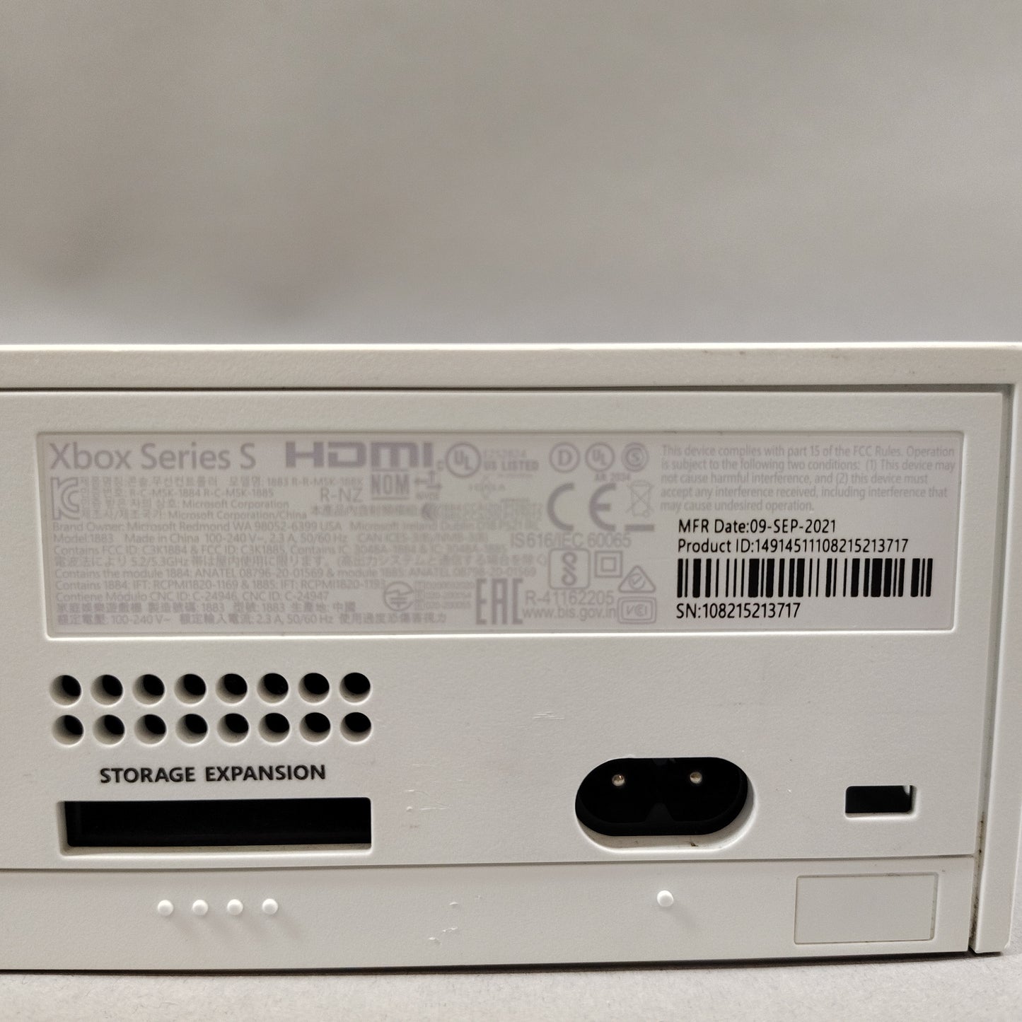 Microsoft Xbox Series S 512GB Console Gaming System White 1883