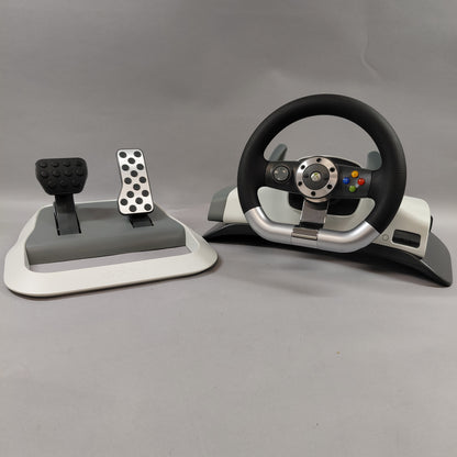 Microsoft Xbox 360 Wired Speed Wheel White WRW02