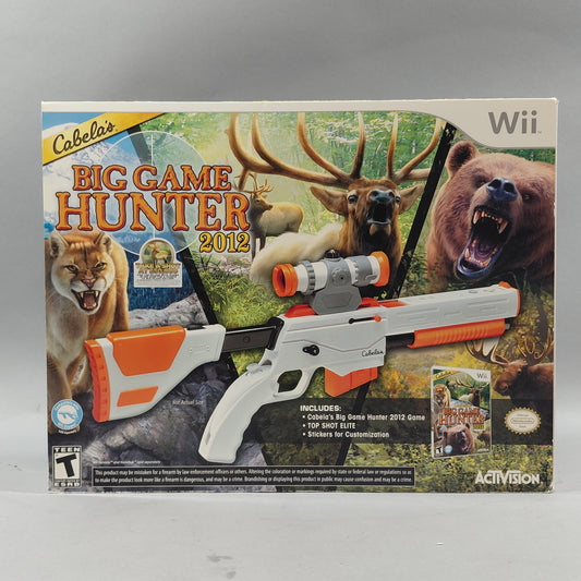 New Cabela's Big Game Hunter 2012 [Gun Bundle] (Nintendo Wii, 2011)