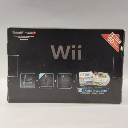 Open Box Nintendo Wii Video Game Console Black