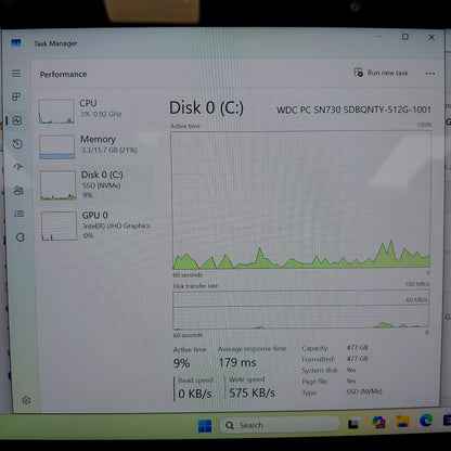 Lenovo ThinkPad 13S GEN 1 13.3" i5-10310U 2.2GHz 16GB RAM 500GB SSD