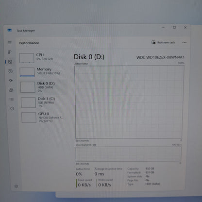 CyberPower iSeries Ryzen 7 5800 3.40GHz 32GB RAM 1TB HDD Nvidia GeForce RTX 3060