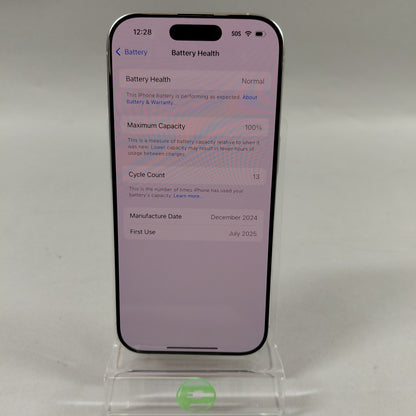 T-Mobile Apple iPhone 16 Pro 128GB Silver NYMA3LL/A