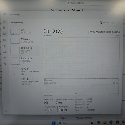 Acer Nitro 5 AN515-55-53AG 16" i5-10300H 64GB RAM 1TB SSD GeForce GTX 1650