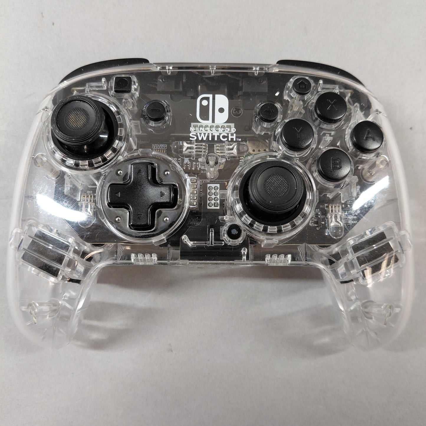 Lot of 2 PDP Nintendo Switch Pro Controller Clear/Black