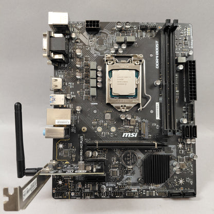 MSi H310M Pro-M2 Plus H4 W/Intel Core i5-9400F CPU & Asus PCIe M.2 Wi-Fi Adapter