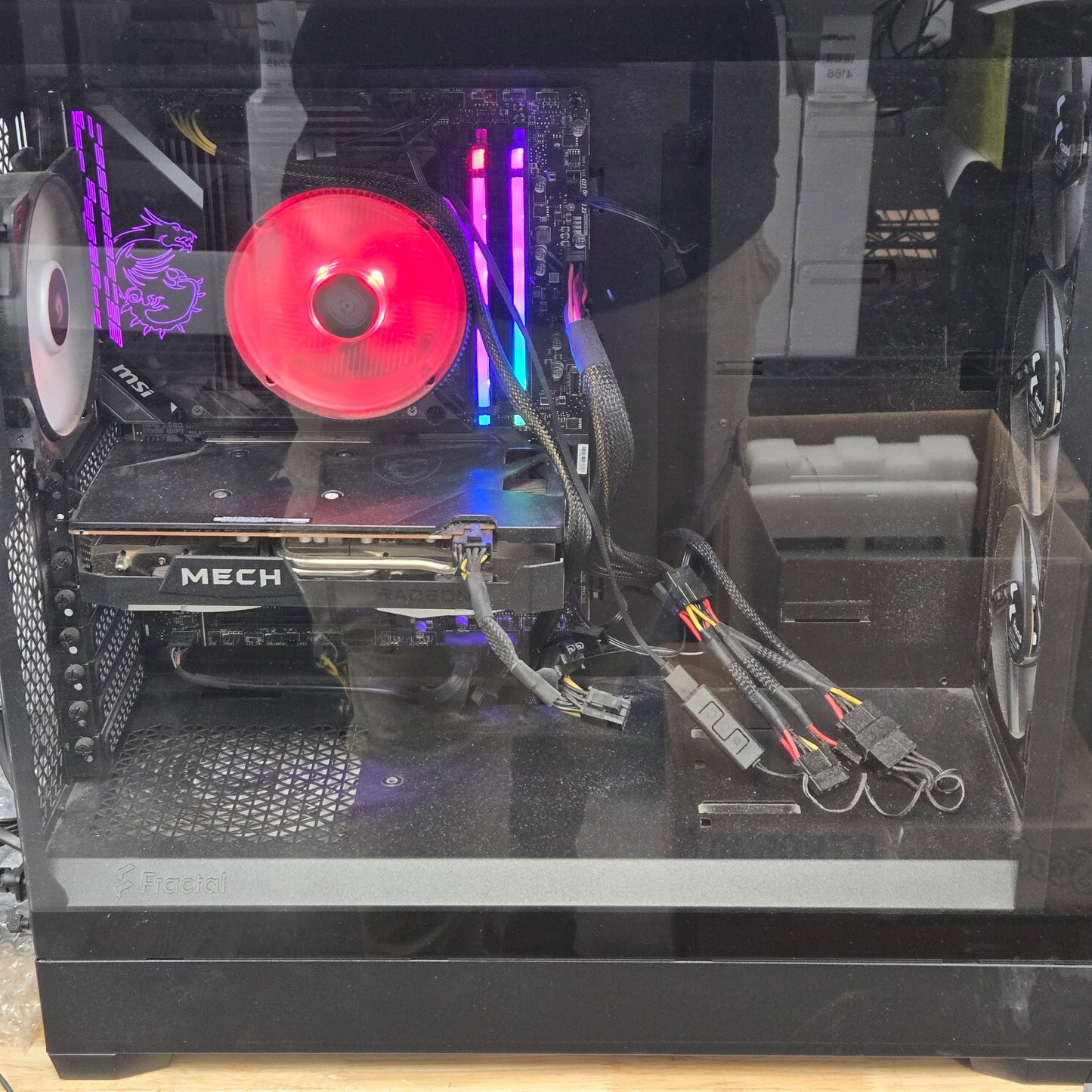 Fractal Pop Series i3-10100 4.20GHz 16GB RAM 1TB SSD Mech Radeon RX 6650 XT