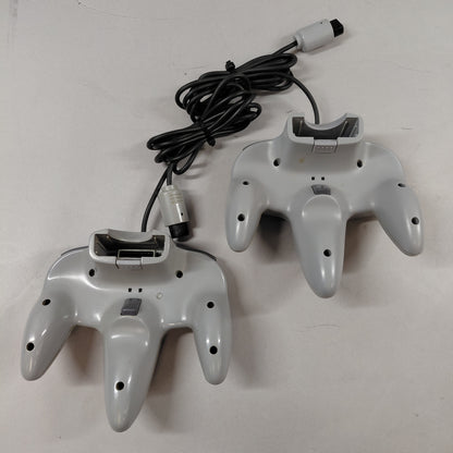 Lot of 2 Nintendo 64 Original Gray/Yellow