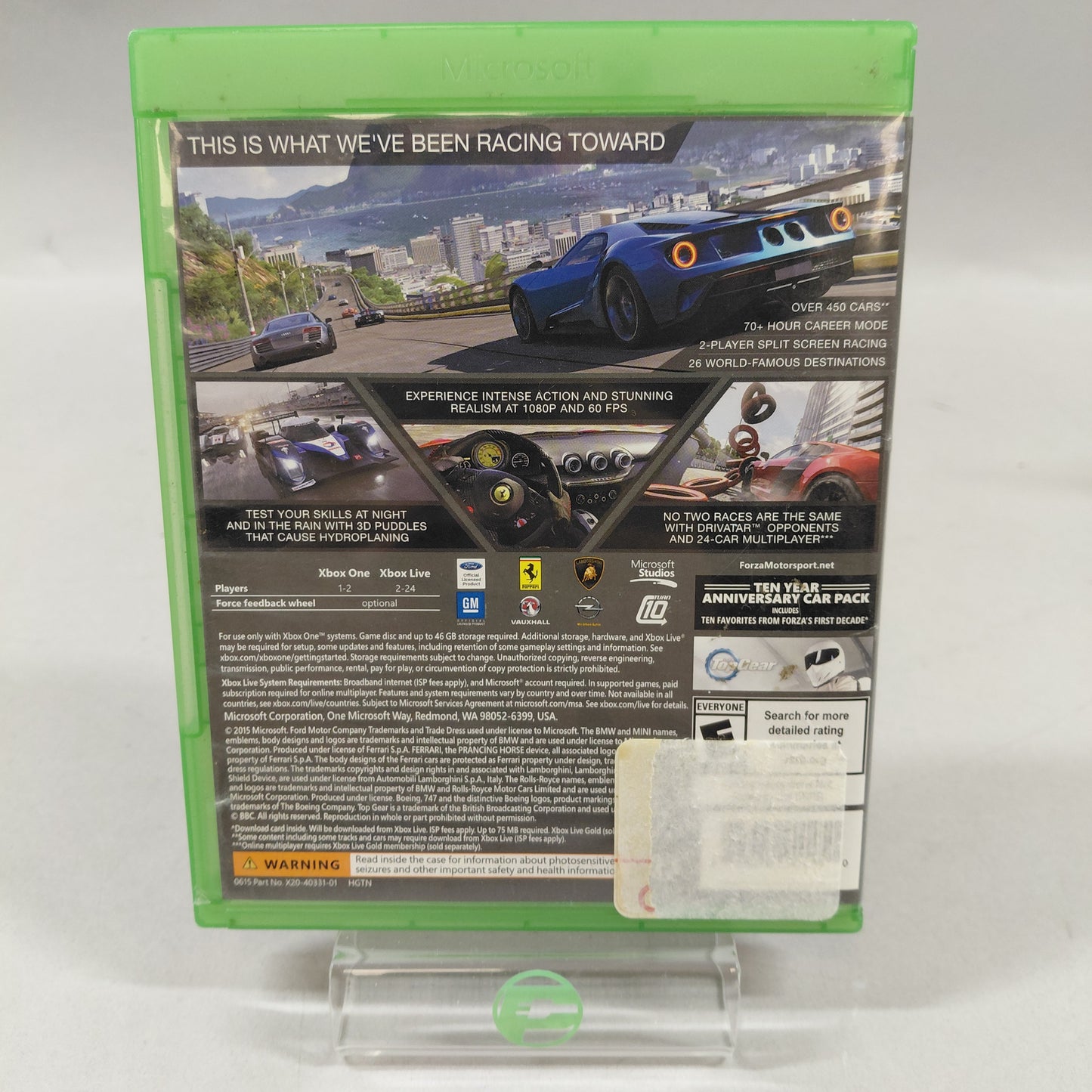 Forza Motorsport 6 (Microsoft Xbox One, 2015)