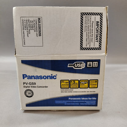 Panasonic PV-GS9 Digital Video Camcorder PV-GS9P-S