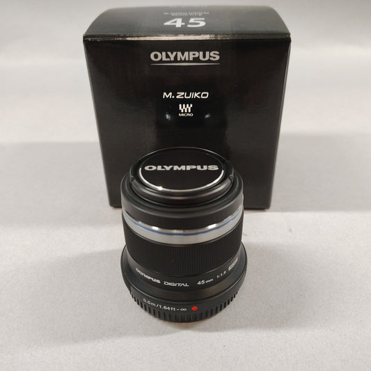Open Box Olympus 45mm f/1.8 45mm f/1.8 For Olympus M4/3 Mount