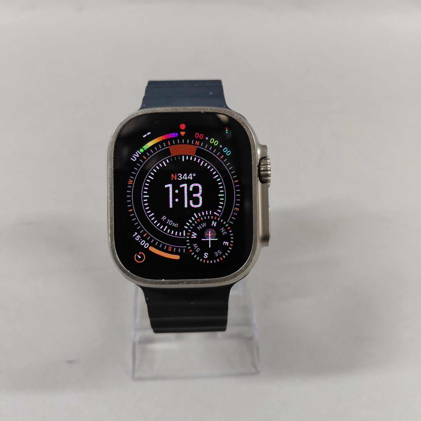 Unlocked Apple Watch Ultra 2 49MM Blue Aluminum Abyss Blue Sports Band MREG3LL/A