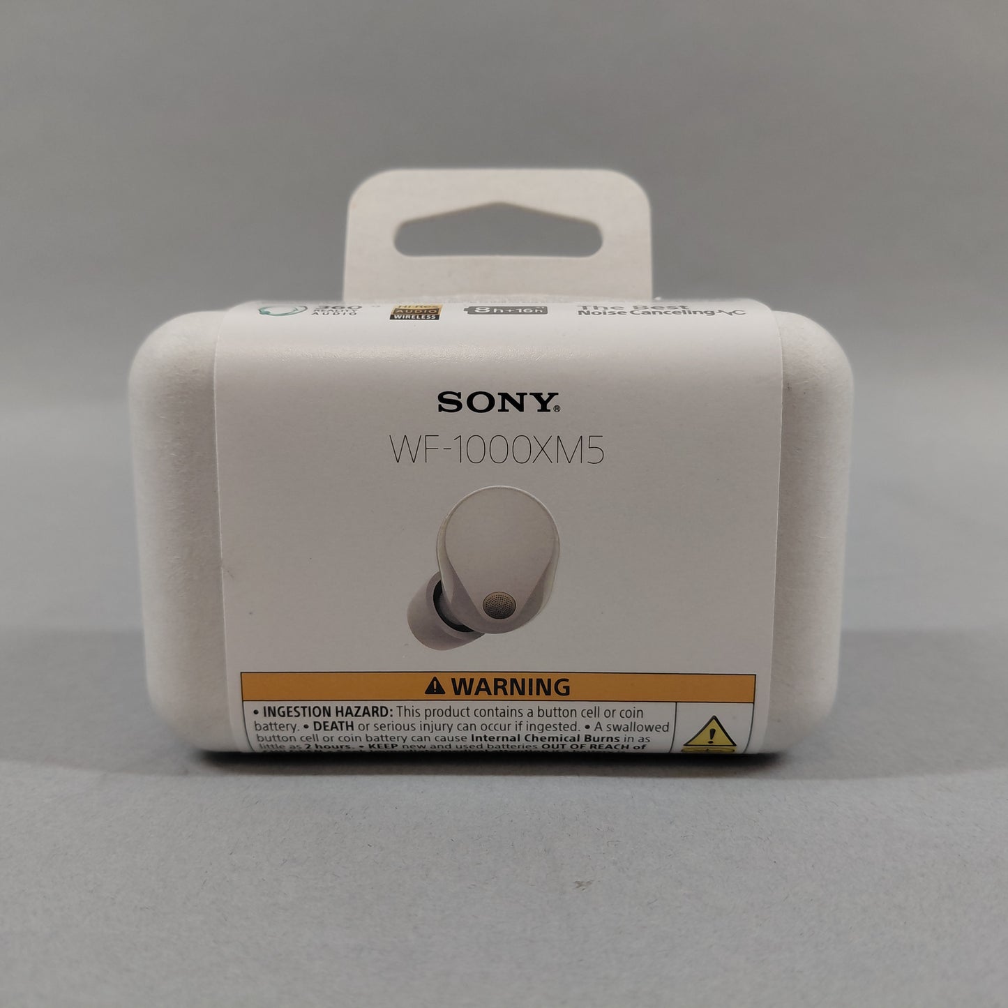 New Sony WF-1000XM5 Noise Cancelling Wireless Earbuds  White