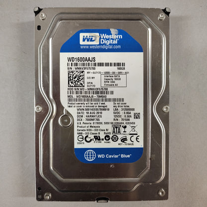 Lot of 7 Western Digital WD HDD