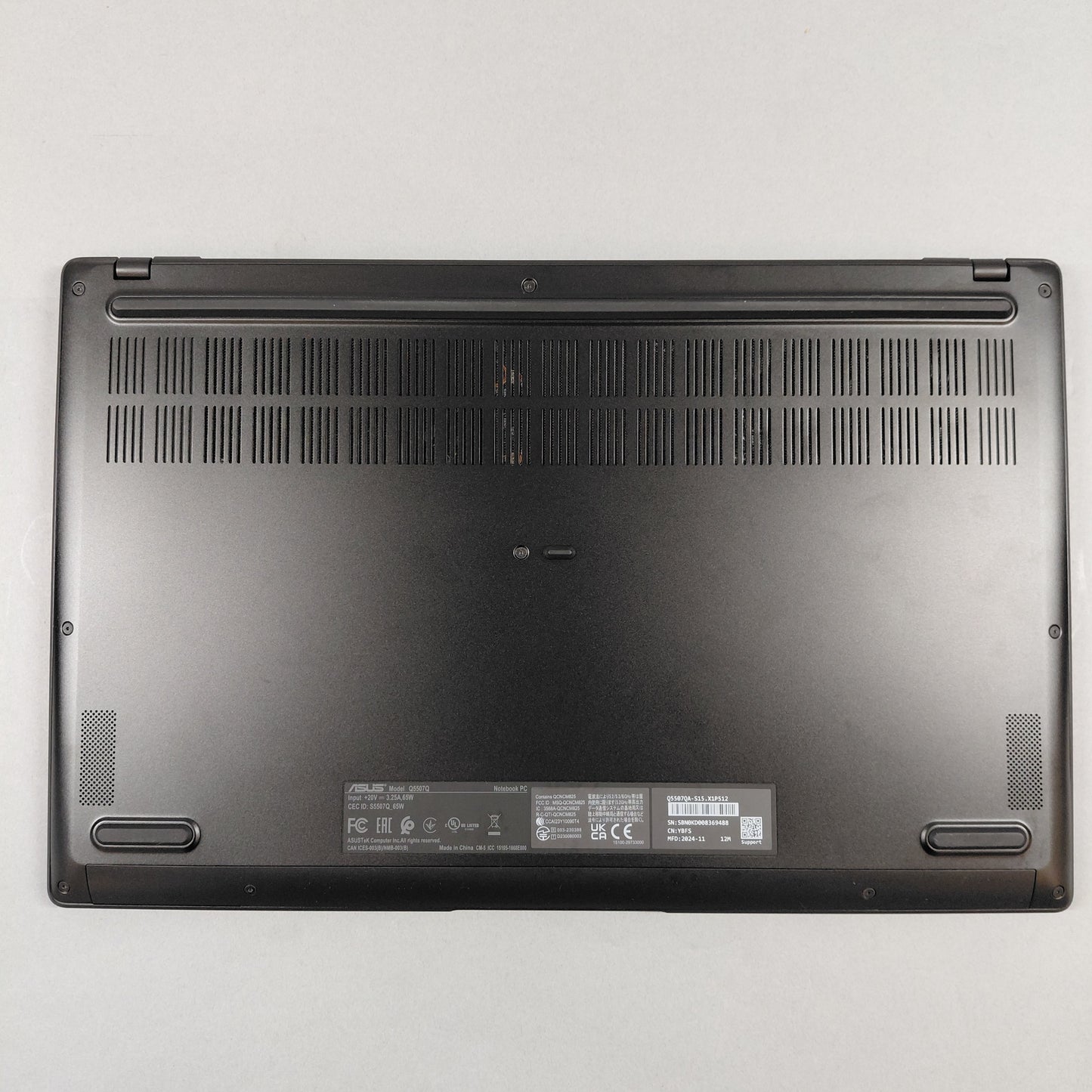 Asus Vivobook S15 Q5507Q 15.6" Snapdragon X Plus 3.2GHz 16GB RAM 500GB SSD