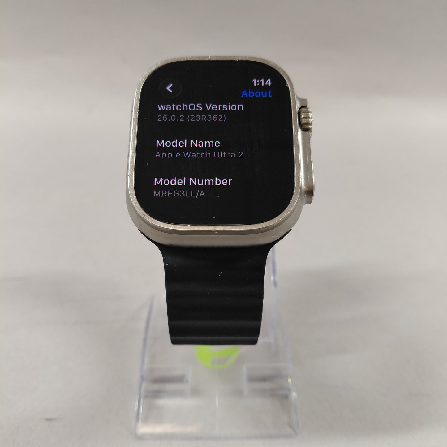 Unlocked Apple Watch Ultra 2 49MM Blue Aluminum Abyss Blue Sports Band MREG3LL/A