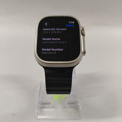 Unlocked Apple Watch Ultra 2 49MM Blue Aluminum Abyss Blue Sports Band MREG3LL/A