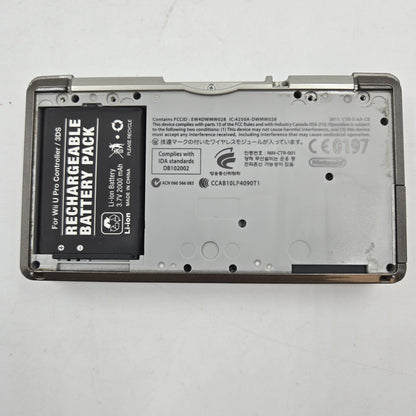 Nintendo 3DS Handheld Game Console CTR-001 Clear Black Missing Backplate