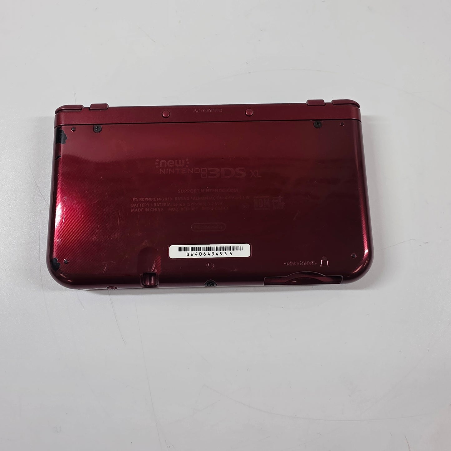 Nintendo 3DS XL Handheld Game Console Only Red/Black