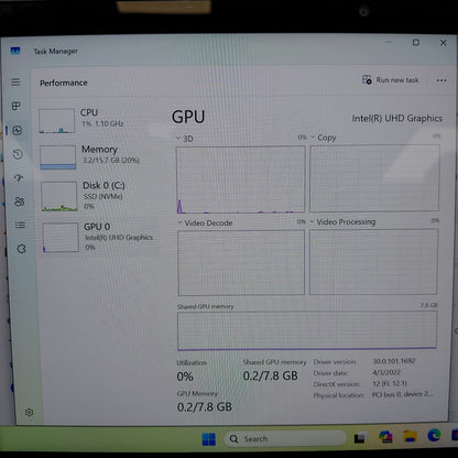 Lenovo ThinkPad 13S GEN 1 13.3" i5-10310U 2.2GHz 16GB RAM 500GB SSD