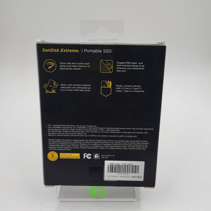 New SanDisk Extreme 1TB Portable SSD