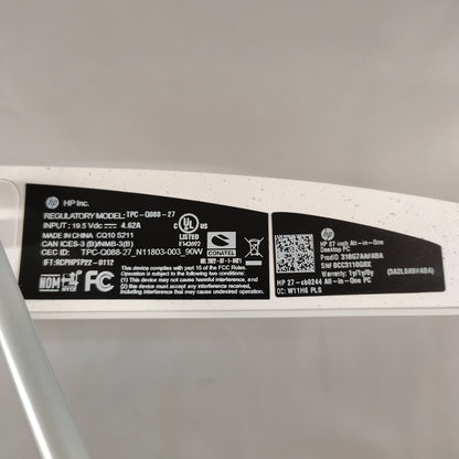 HP AIO 27" Ryzen 7 2.30GHz 12GB RAM Radeon Graphics