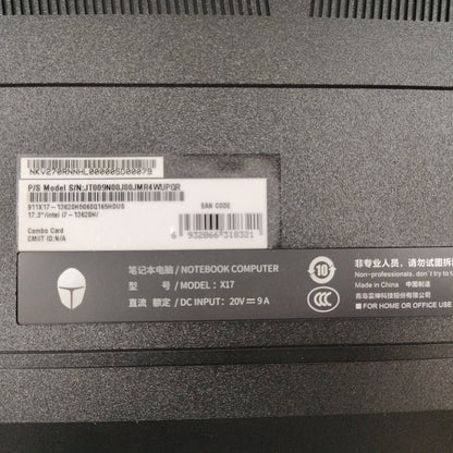 Open Box Thunderobot 911 X17 i7-10510U 2.4GHz 64GB RAM 2TB SSD