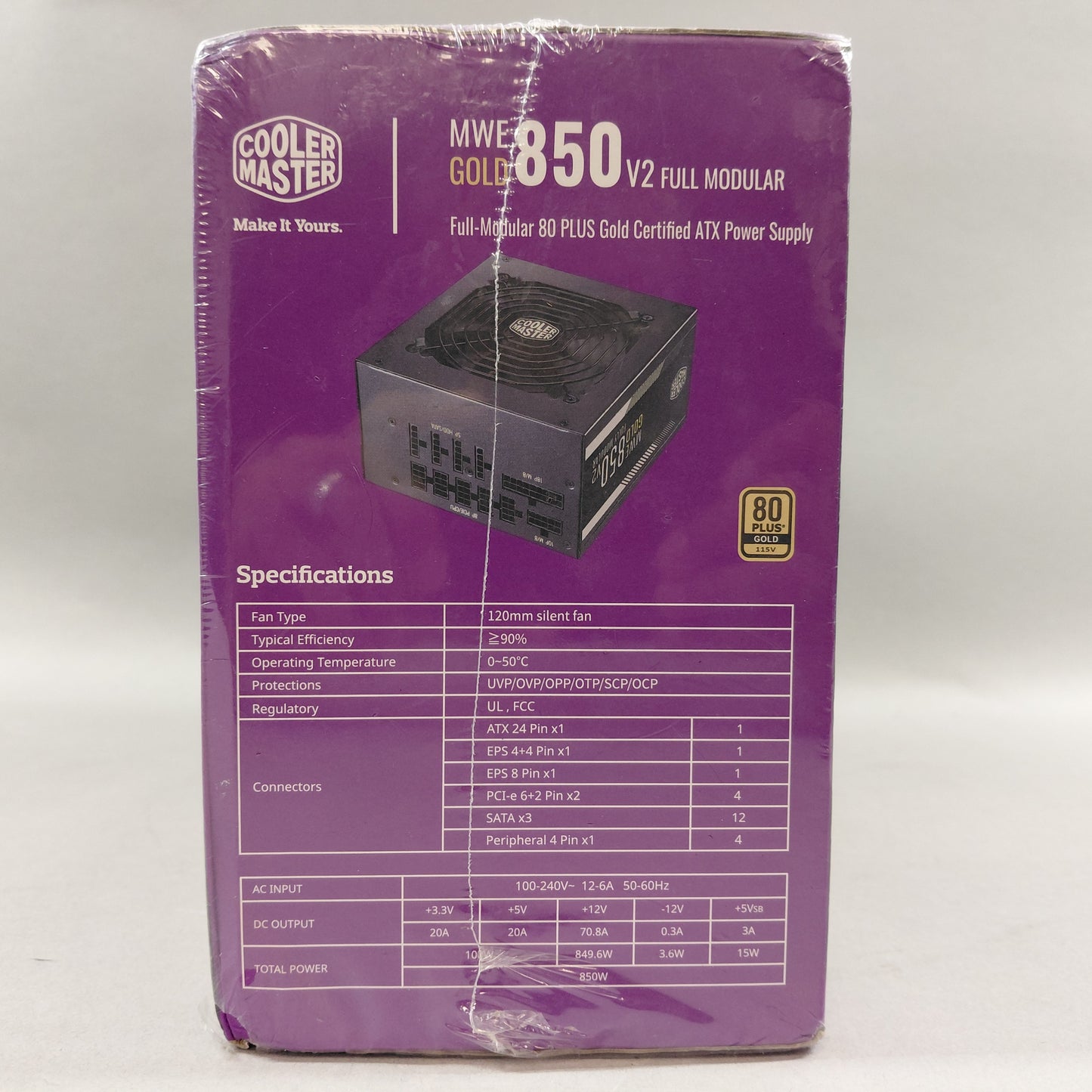 New Cool Master MWE 850 GOLDV2