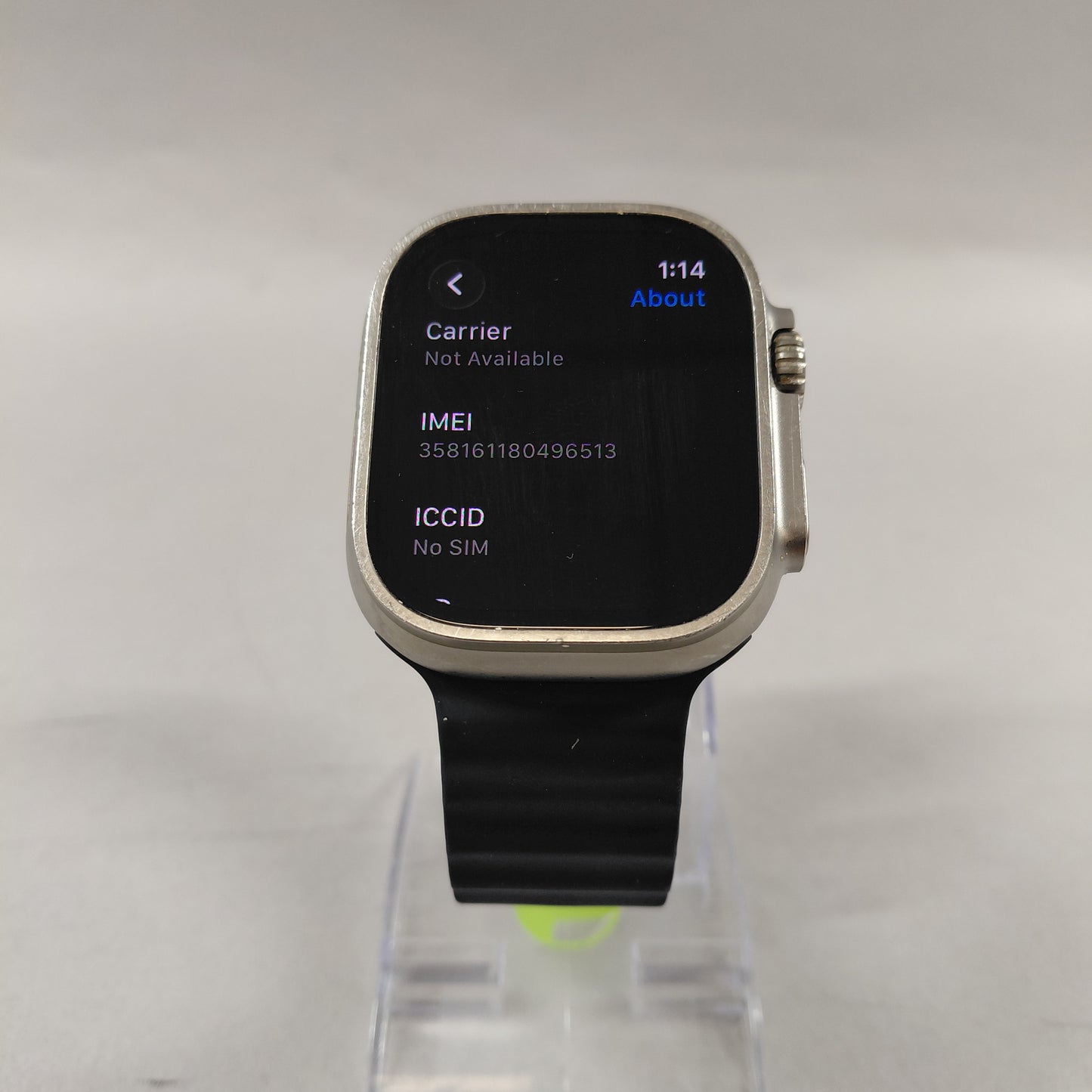 Unlocked Apple Watch Ultra 2 49MM Blue Aluminum Abyss Blue Sports Band MREG3LL/A