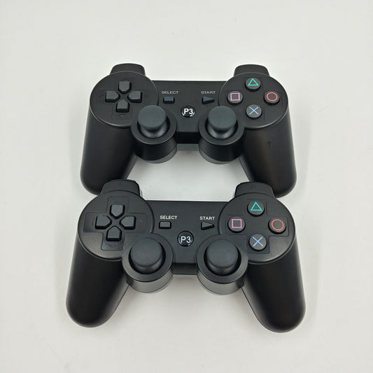 Used Lot of 2 Aftermarket Playstation 3 PS3 Wireless Controllers