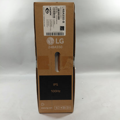 Open Box LG 24" 24BA550 FHD Fast IPS 100Hz Business Monitor