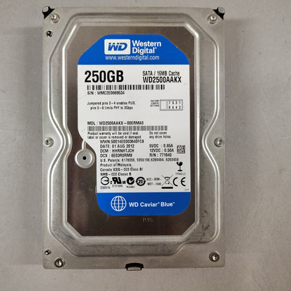 Lot of 7 Western Digital WD HDD