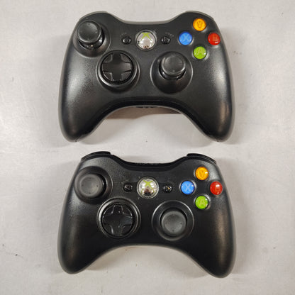 Used Lot of 2 Microsoft Xbox 360 Wireless Controllers