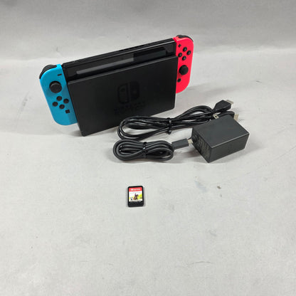 Nintendo Switch v1 Video Game Console HAC-001 Red/Blue