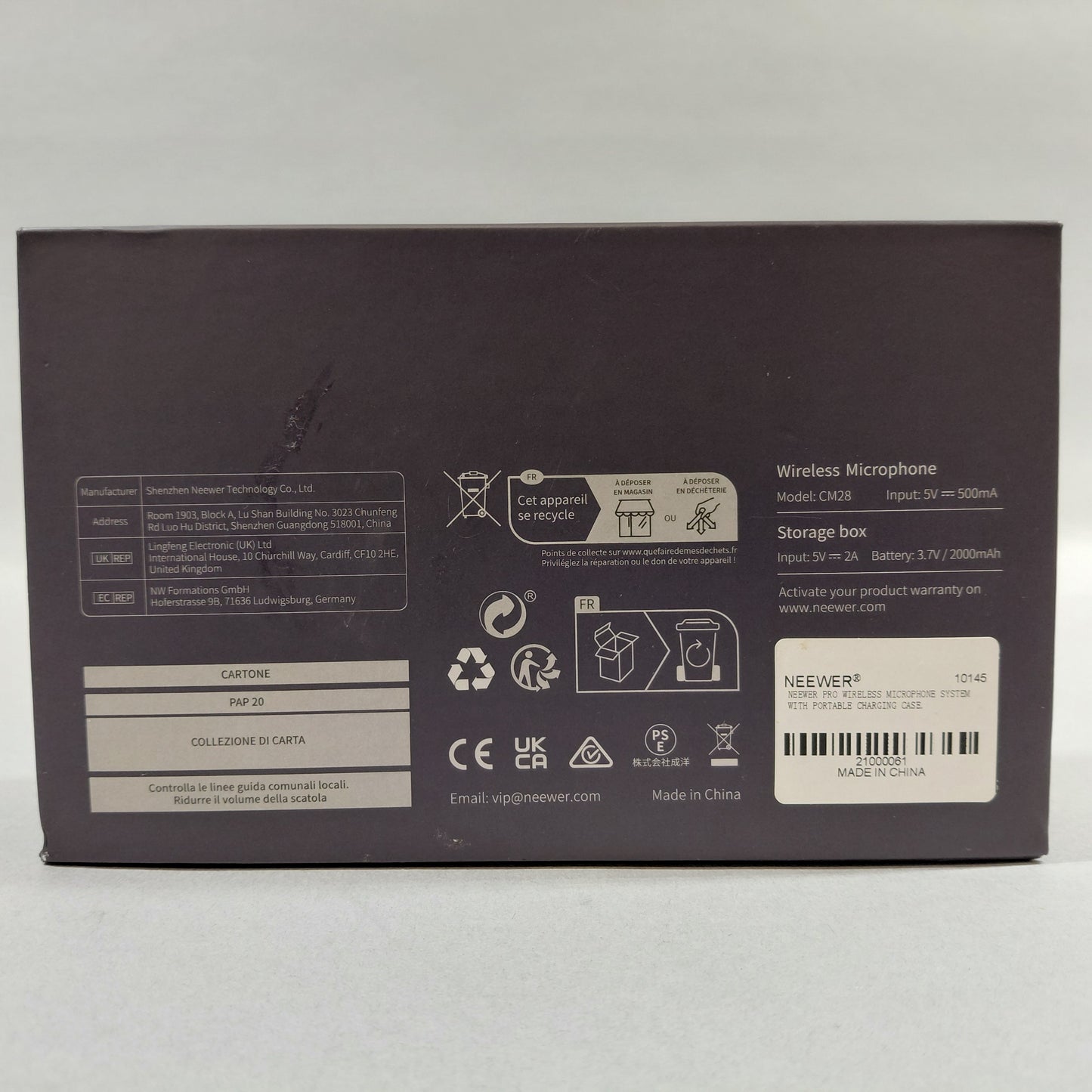 Neewer Mic Wireless Microphone CM28