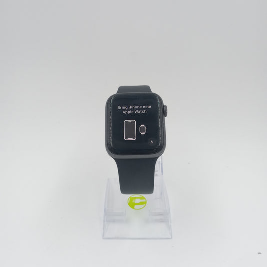 Factory Unlocked Apple Watch Series 4 44MM Black Aluminum Black Sport Band A1976