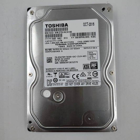 Toshiba 2700 DT01ACA100 1TB SATA III 6Gbps HDD AADAA21