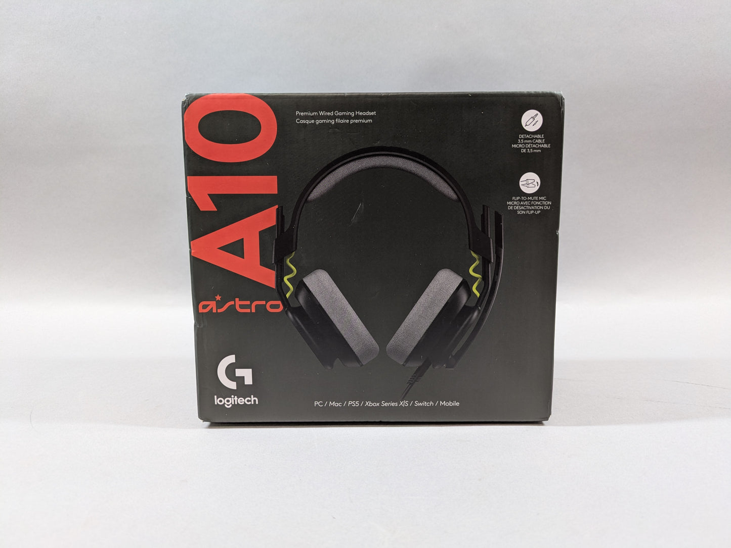 New Logitech A10 Gaming Headphones A00160