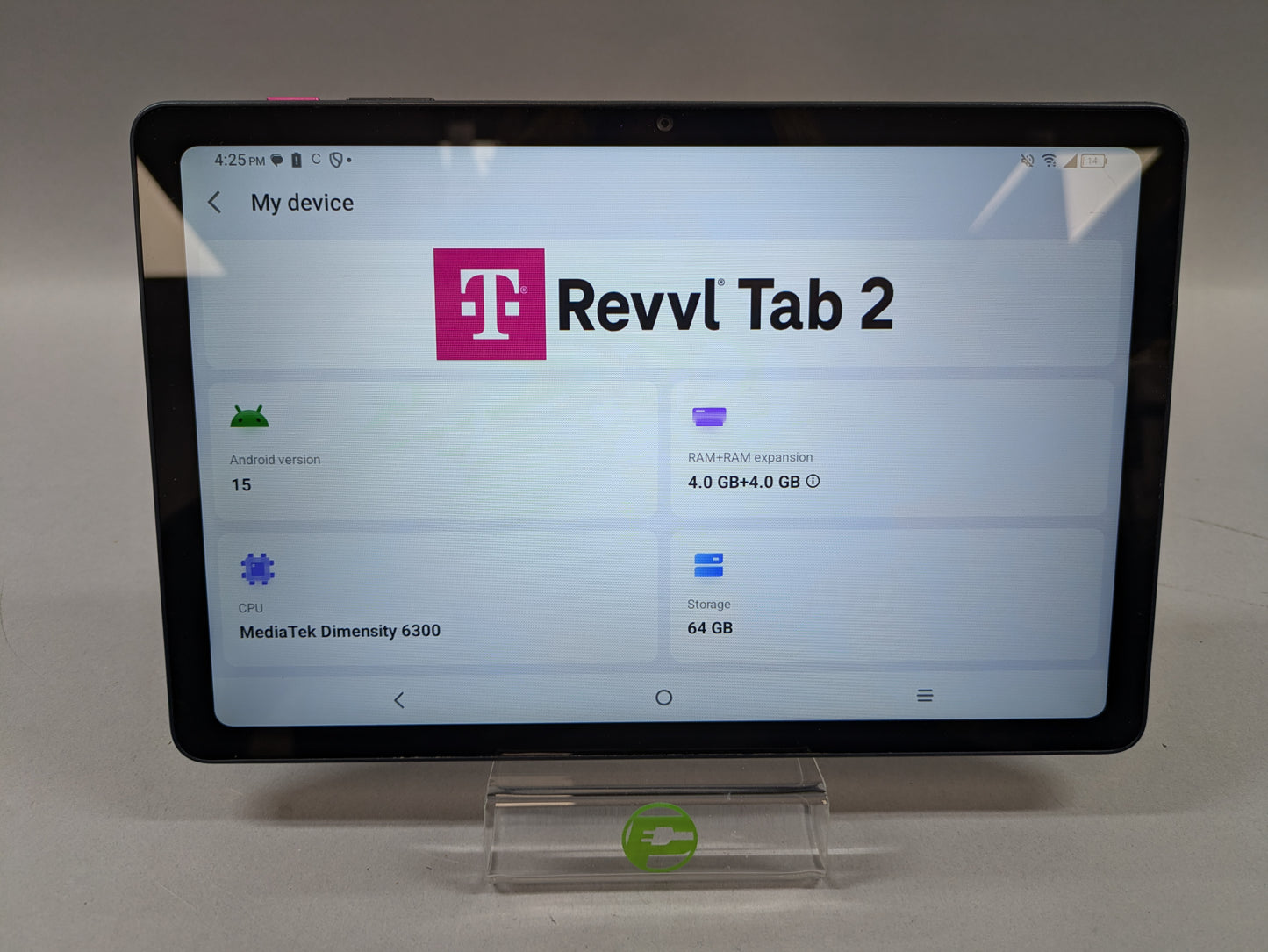 WiFi Only T-Mobile Revvl Tab 2 64GB Black 4JEL