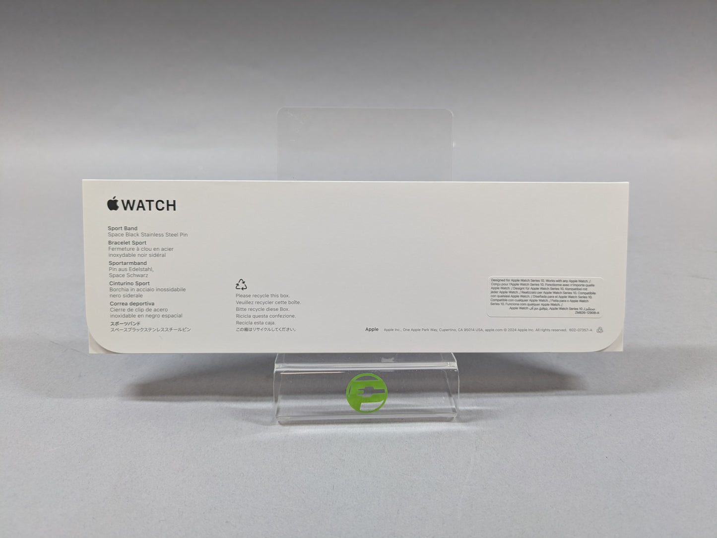 New Apple Watch Series 11 46MM Jet Black Aluminum Black Sport Band MFC44LW/A