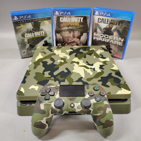 Sony PlayStation 4 Slim PS4 1TB Call of Duty WWII Limited Edition CUH-2115B