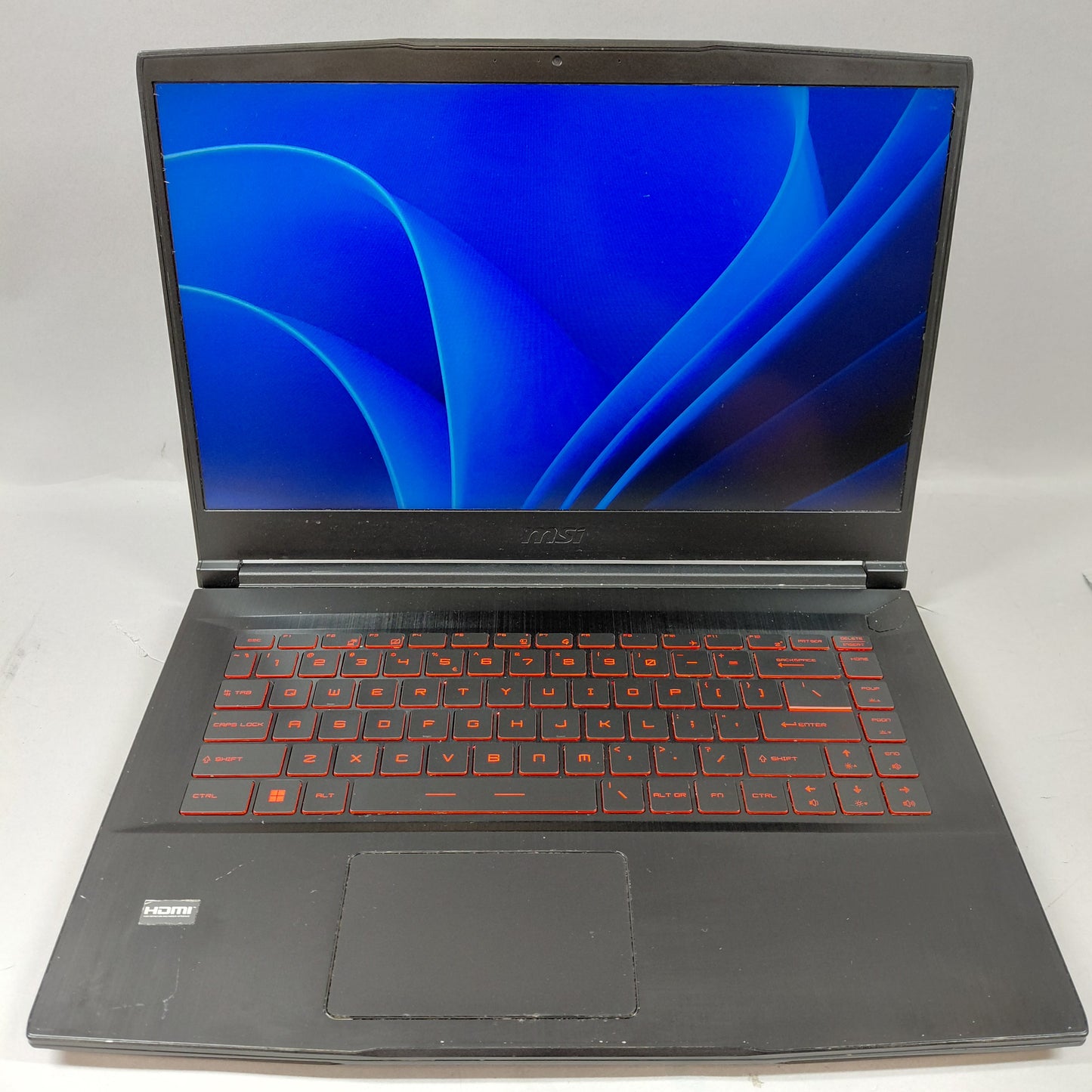 MSI Thin GF63 16" i5-11400U 2.7GHz 24GB RAM 256GB SSD GeForce GTX 1650