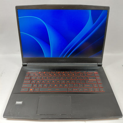 MSI Thin GF63 16" i5-11400U 2.7GHz 24GB RAM 256GB SSD GeForce GTX 1650